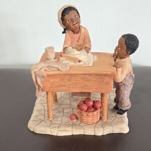 Charming Figurine of Children Baking